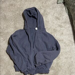 Aritzia sweat fleece Mega zip up